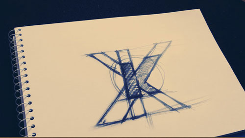 kolboid logo – második vázlat