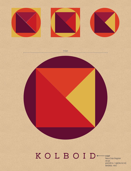 kolboid logo – színek