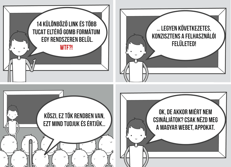 comic, mely egy párbeszéd