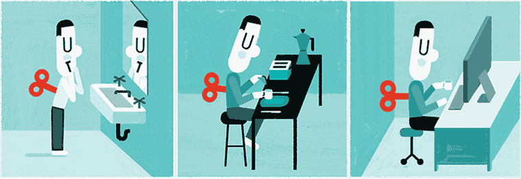 Mindennapi szokások: fogmosás, reggelizés stb.