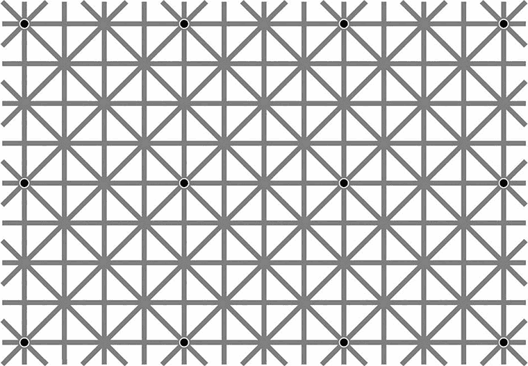 Hermann-rács – optikai illúzió